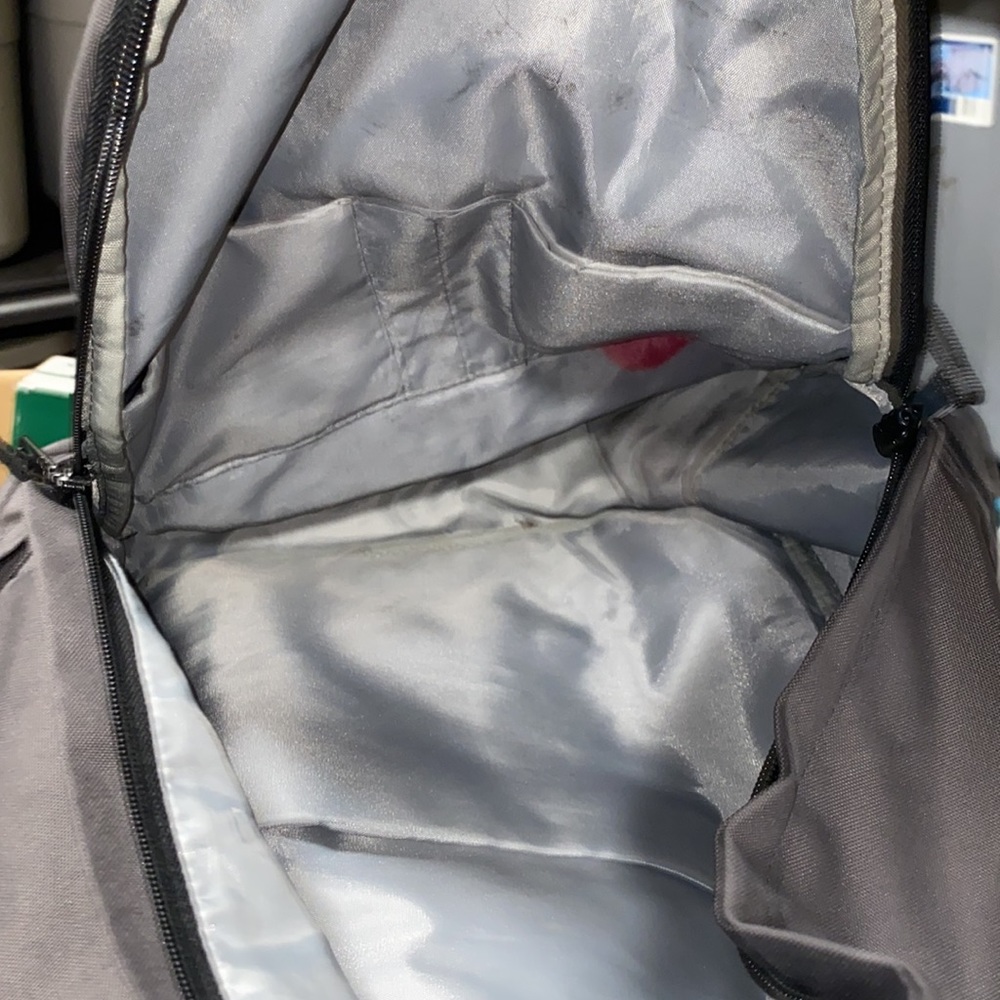 Amazon Basic Grey Backpack - image 2